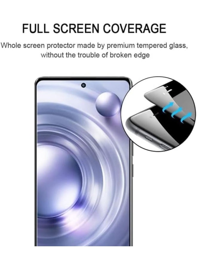 موز Fingerprint Unlocking Support, Glass Screen Protector for Xiaomi Redmi Note 14 Pro+ 5G, Full Glue Tempered Glass Film, 9H Hardness, HD, Anti-Scratch, Anti-Shatter, (Xiaomi Redmi Note 14 Pro+ 5G) - Image 4